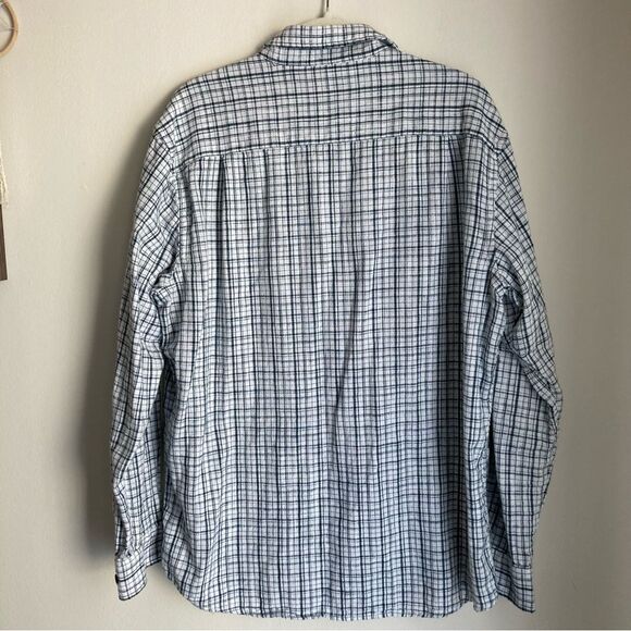 ORVIS Men’s classic fit 100% Cotten plaid long sleeve button down size large EUC - Picture 7 of 8